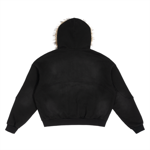 Fur Detachable Hoodie