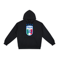 ITALY FUR BLACK HOODIE