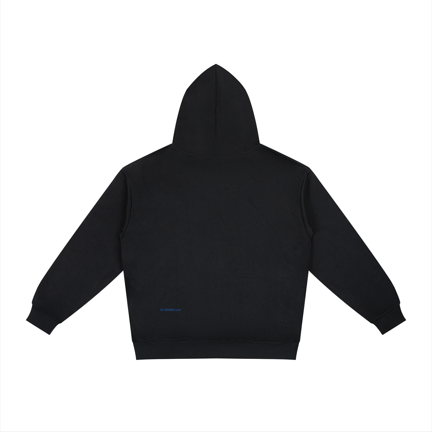 ITALY FUR BLACK HOODIE