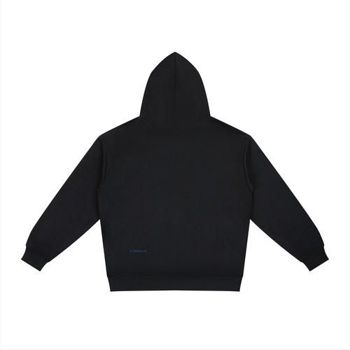 ITALY FUR BLACK HOODIE