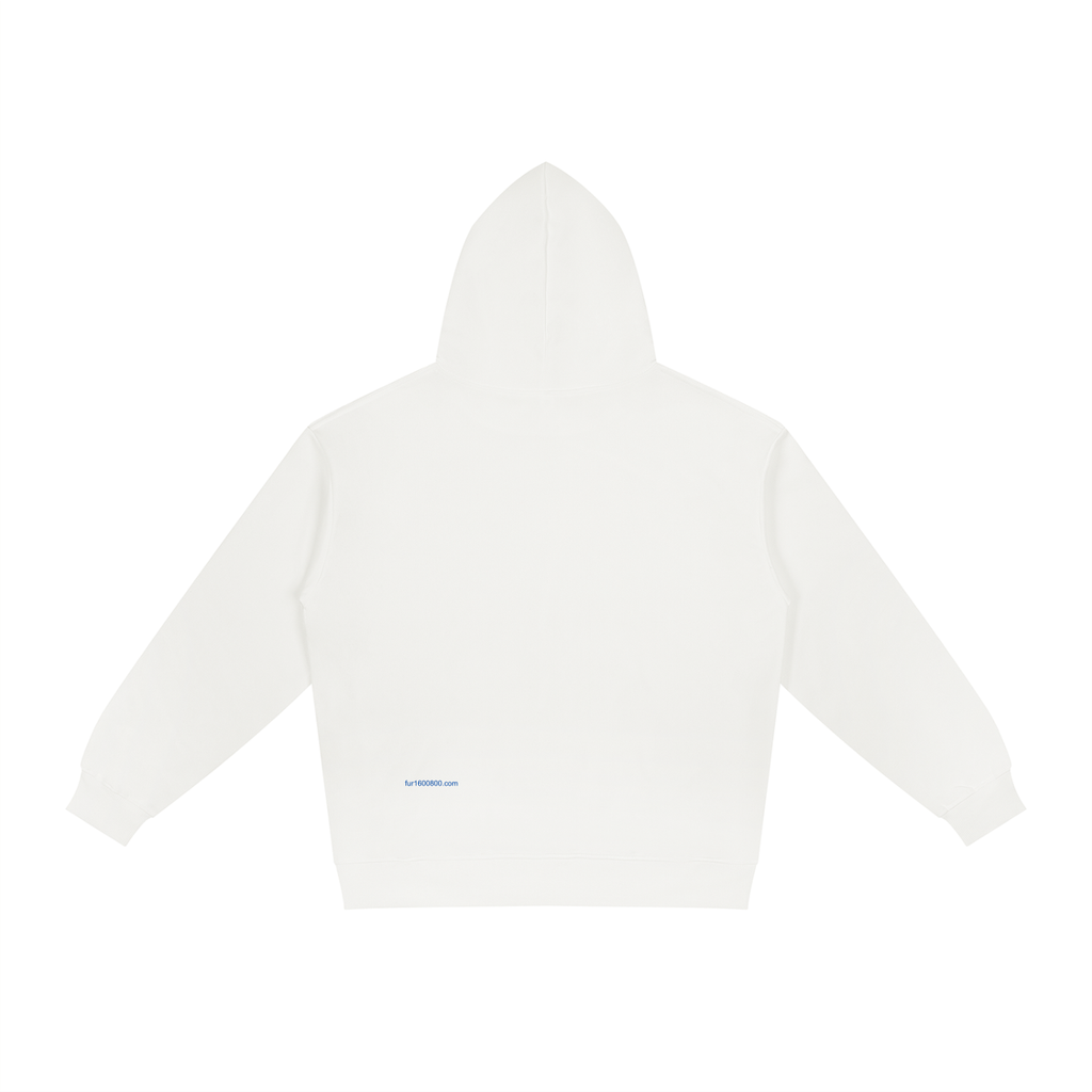 ITALY FUR WHITE HOODIE