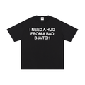 BADDY HUG BLACK TEE