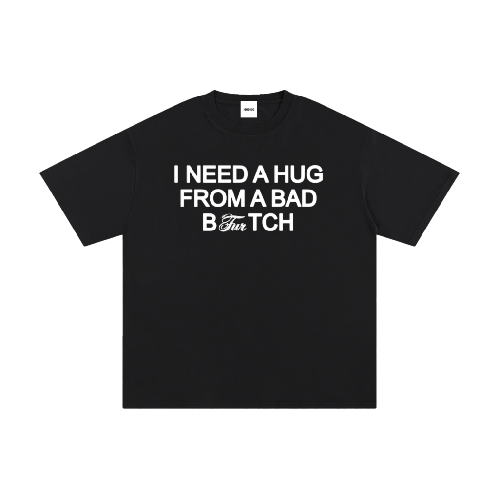 BADDY HUG BLACK TEE